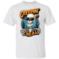 White Creep It Real  Halloween T-Shirt